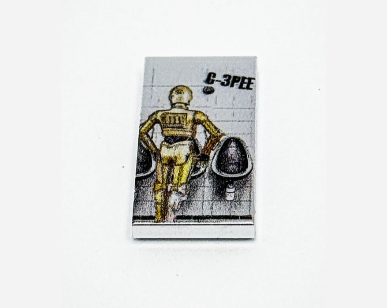 Tile 2x4 C-3PEE Printed