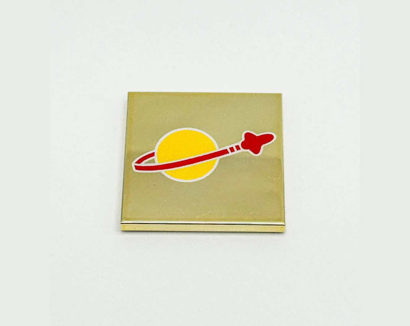 Tile 4x4 CLASSIC SPACE logo Printed