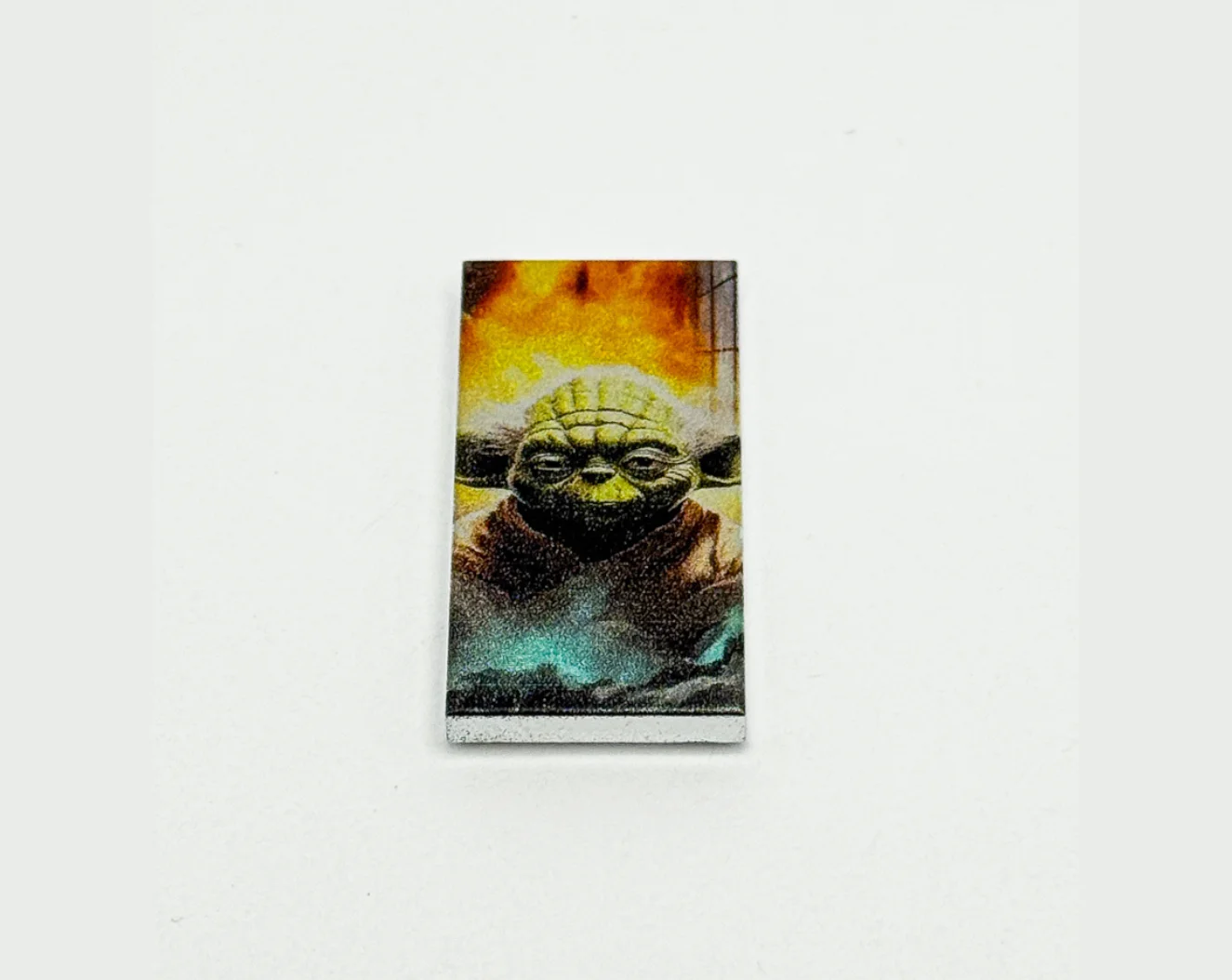 Tile 2x4 YODA Printed