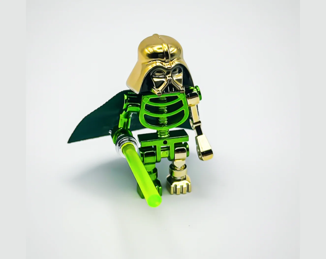 Darth Vader Skeleton Chrome Gold/Green